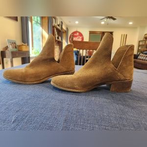 Brown Suede Ankle Boots Coconuts by Matisse 10